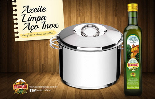 Azeite Limpa Aço Inox