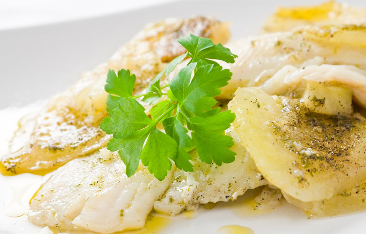 Bacalhau ao Molho de Maracujá Azeite Tradição